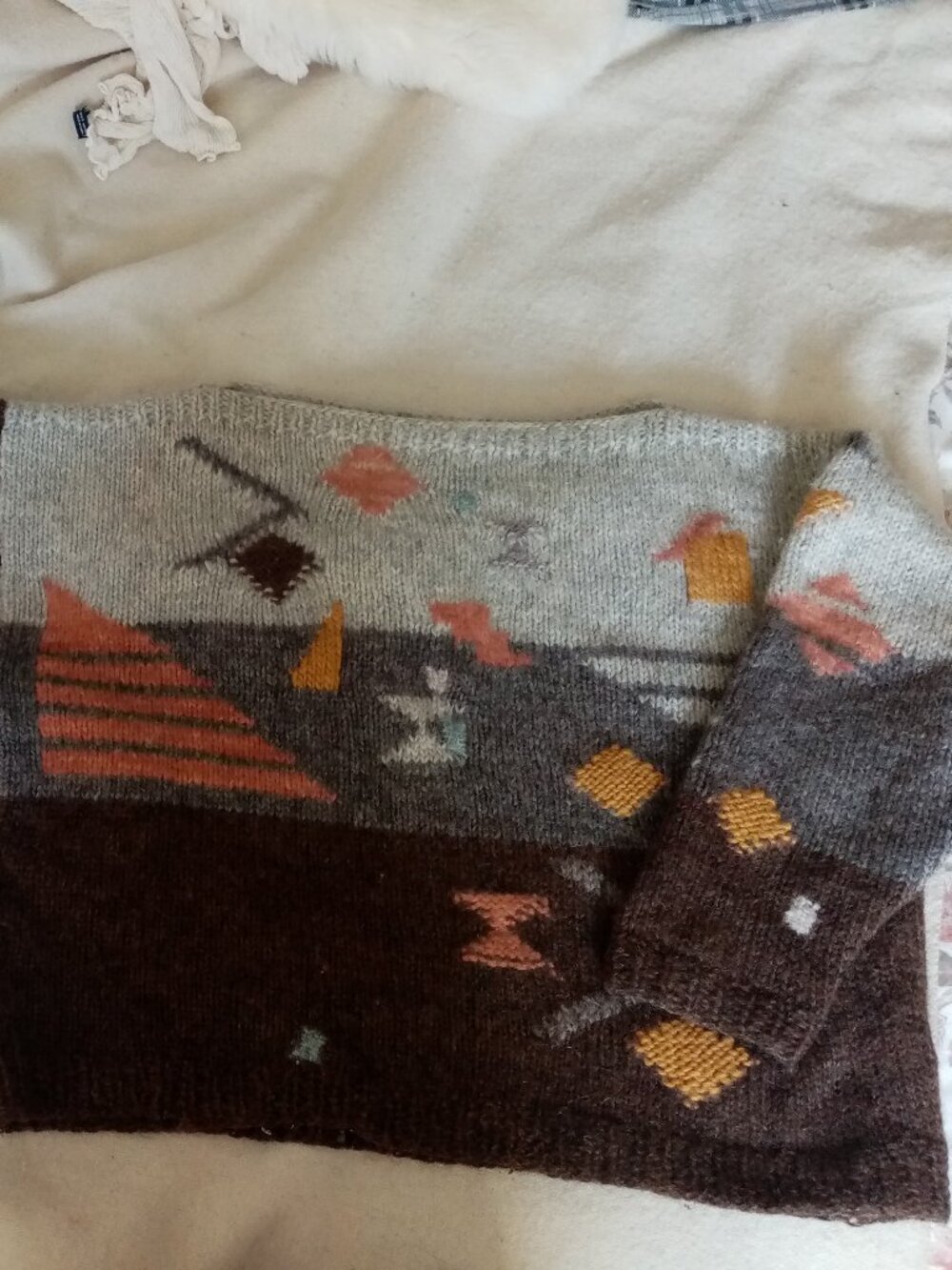 Vinatge Hand Knit Sweater